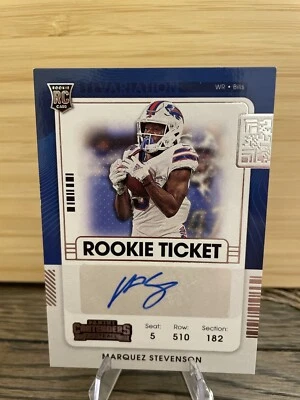 2021 Panini Contenders - Rookie Ticket #238 Marquez Stevenson (AU, RC) 🔥🔥🔥 - Image 1 of 2