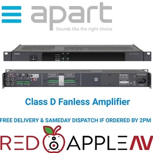 Apart Revamp 2060T 2-Kanal Klasse D lüfterloser Verstärker 2 x 60 W 100 V oder 4 Ω 1 HE KOSTENLOSE Lieferung - Bild 1 von 3