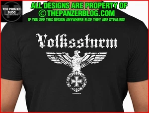 Volkssturm T-Shirt WWII German Wehrmacht Gift - Picture 1 of 49