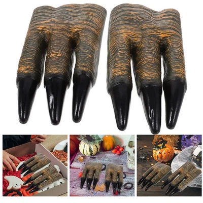  2 Pcs Handclaw Puppet Toys Child Dinosaur Costume Claws Dinosaurs - image 1 of 4