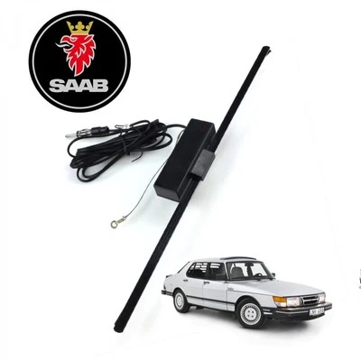 Antena de señal amplificada de radio AM FM estéreo oculta para automóvil Saab 900 CLÁSICA Foto 1 de 4