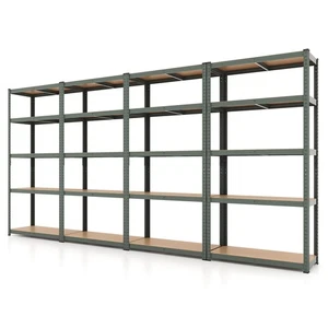 4PCS Adjustable 5 Tier Garage Shelving Unit w/ 2000 lbs Max Load for Warehouse - Picture 1 of 9