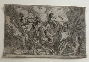 La caduta di Fetonte,1641; : Johann Wilhelm Baur,Metamorfosi Ovidio - Picture 1 of 7