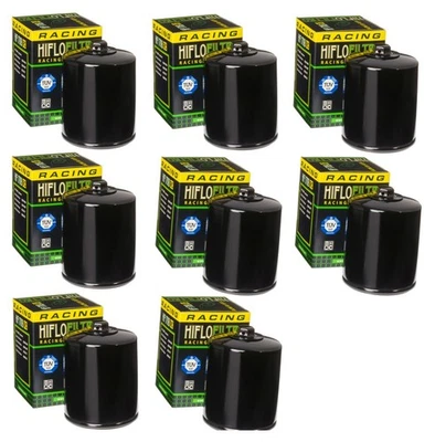 Filtro de aceite HF170BRC Race - negro - paquete de 8 para 80-18 H-D Tour Shail Dyna Sport Foto 1 de 4