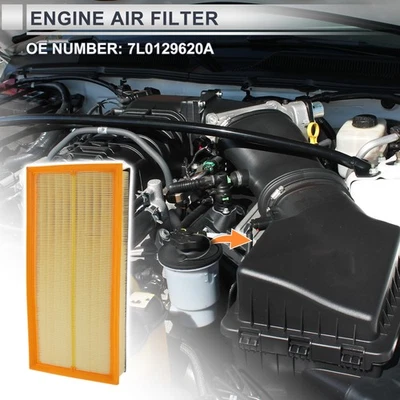 Car Engine Air Filter No.7L0129620A for Volkswagen Touareg 2006-2010 1 Pcs - Image 1 of 4