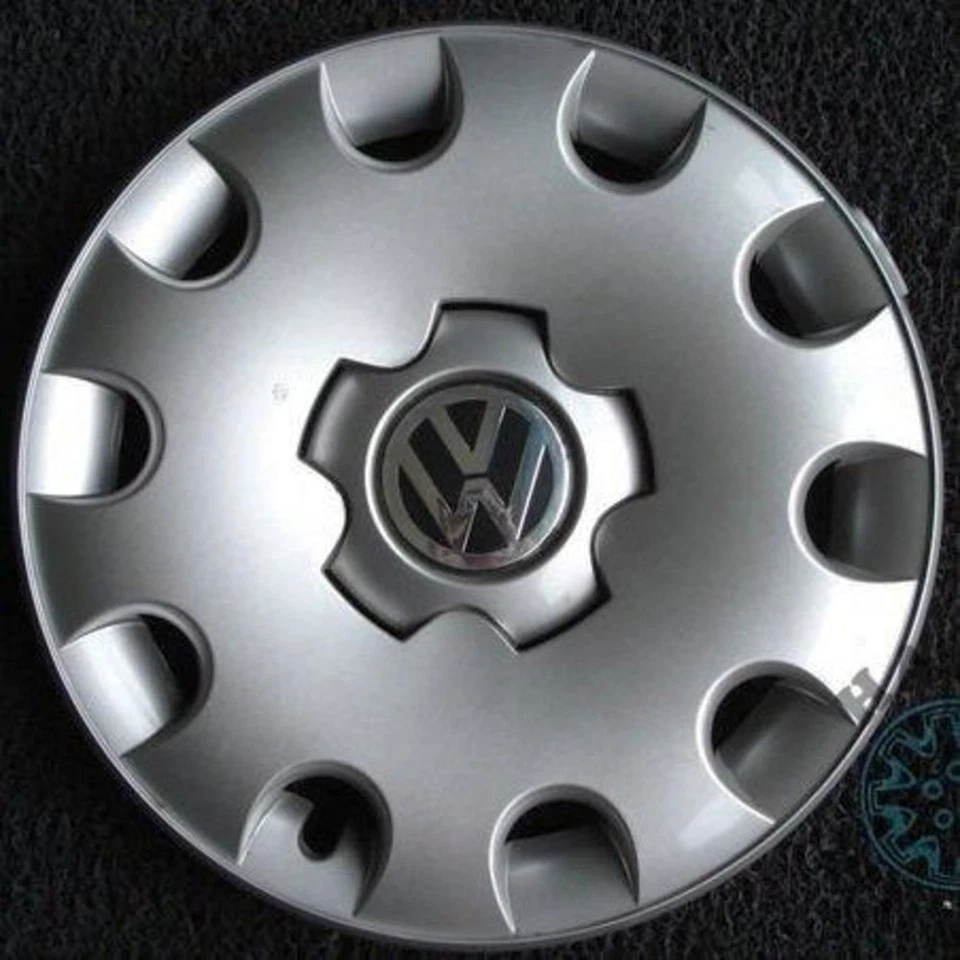 Anillos de moldura de rueda cromados originales VW Beetle Cabriolet 1C0601147LGJW Foto 1 de 1
