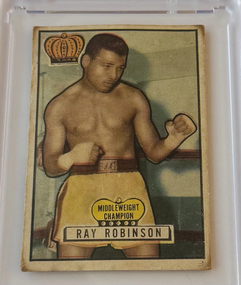 1951 Topps Ringside Sugar Ray Robinson Vintage - Image 1 of 1