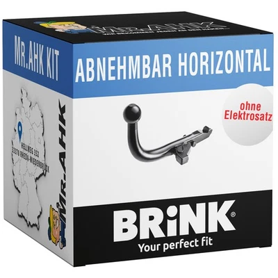 Per Opel Corsa E 14-19 Gancio di Traino Rimovibile da Brink con ABE EBA - Immagine 1 di 2