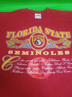 Camisa Florida Seminoles Nutmeg Mills Vintage Talla XL Usada Foto 1 de 4