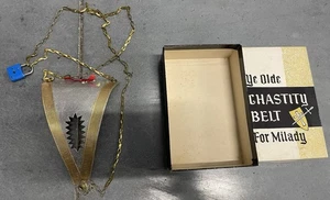 Ye Olde Chastity Belt Prank Novelty Vintage Japan - Picture 1 of 2