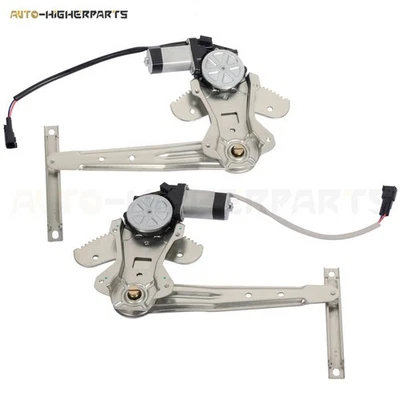 Regulador ventana eléctrica trasera para 00-06 Nissan Sentra izquierda derecha con motor Foto 1 de 4