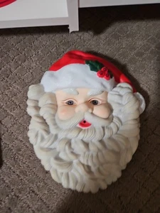 Telco Santa Face 1995 mit Spieluhr Wandbehang. Bewegungssensorik  - Bild 1 von 3