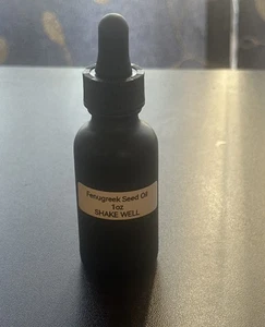 ORGANIC Fenugreek Seed Oil - 1 Oz Dropper Bottle (Scalp Applicator) - Picture 1 of 5