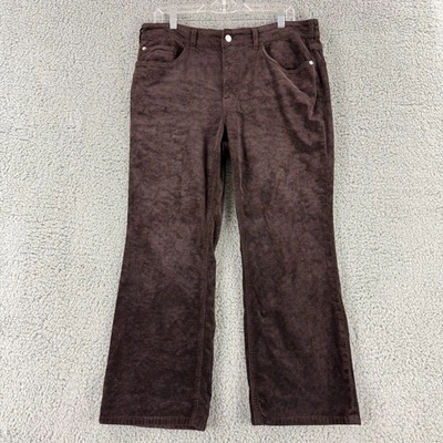 Pantalones de pierna ancha Pilcro Anthropologie para mujer talla 32 marrón pana tiro alto Foto 1 de 4