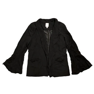 Blazer Lauren Conrad Mujer 14 Chaqueta Manga Acampanada Negro Caprichoso Oficina Sirena Foto 1 de 4
