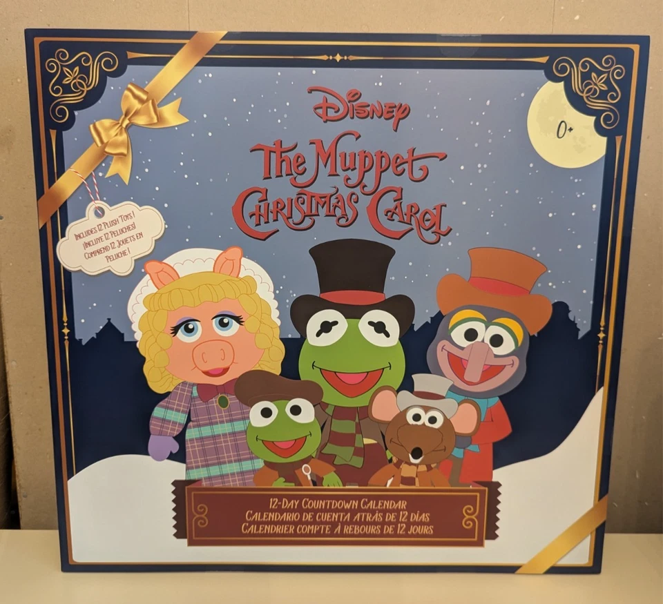2025 The Muppet Christmas Carol 12 Day Countdown Advent Calendar w/ plush  (NEW) - Image 1 of 1