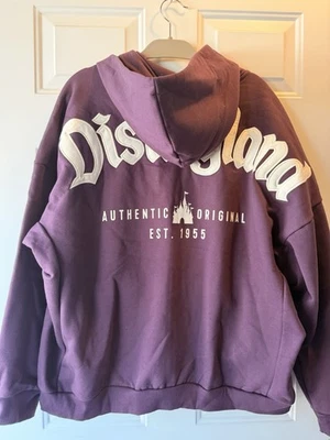 Disneyland Resort PLUM Sudadera con Capucha Cremallera Talla XL Nueva 2025 Disney Foto 1 de 4