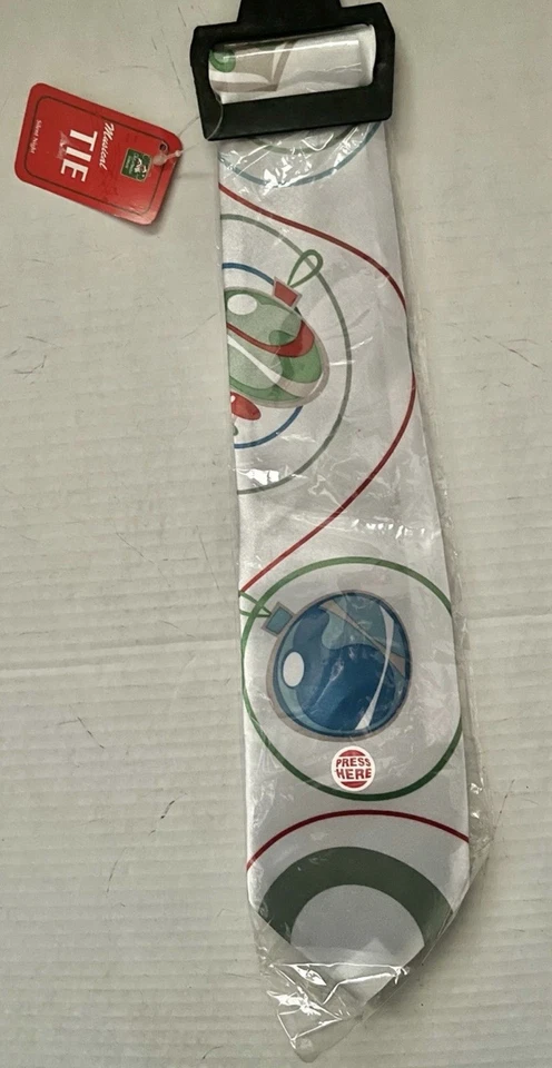 Corbata de Navidad musical casa de Navidad Foto 1 de 3