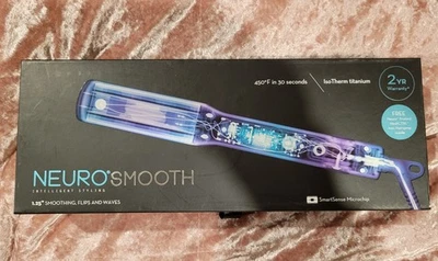 Paul Mitchell Neuro Smooth Titanium Flat Iron 1.25" Black New - Image 1 of 4