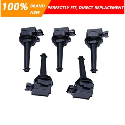 Pacote com 5 bobinas de ignição UF341 para 2005-2006 Volvo XC90 2.5L l5 - Imagem 1 de 4