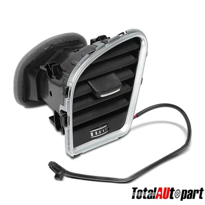 Черная вентиляционная решетка на центральную панель для Audi A4 A4 Quattro 2009-2016 S4 передняя левая сторона - Изображение 1 из 4