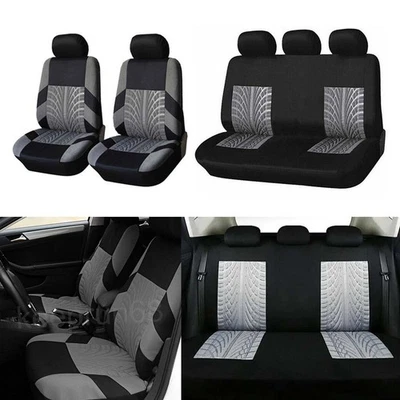 Car Full Set Seat Covers 5-Seats Cloth Cushion Protector Mat For Hyundai Accent - Imagem 1 de 4