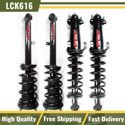 Juego completo de 2 muelles helicoidales y puntales delanteros y 2 traseros FCS para Lexus IS250 IS350 RWD Foto 1 de 4