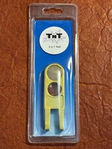 TNT Ganzmetall 5 in 1 Spitzenwerkzeug für Ihre Poolqueue Pflege. Gold - Bild 1 von 1