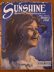"Sunshine (Spread All the Sunshine You Can)" - Raro spartito vintage - Foto 1 di 3