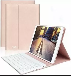iPad Keyboard Case 9.7" 6th Generation for New Rose Gold with White - Picture 1 of 6