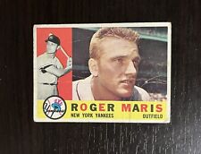1960 Topps ROGER MARIS #377 New York Yankees