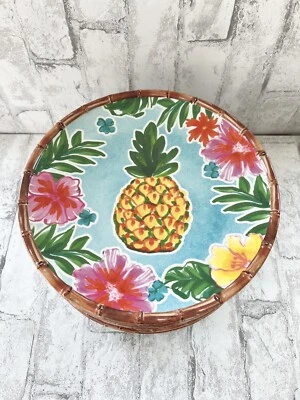 Sur La стол меламин обеденные тарелки тропический ананас Тики тема 11» набор из 13 - Изображение 1 из 4