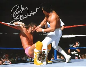 Ricky Steamboat Signed WWE 11x14 Photo BAS Beckett COA Wrestlemania 3 Picture 1 - Picture 1 of 5