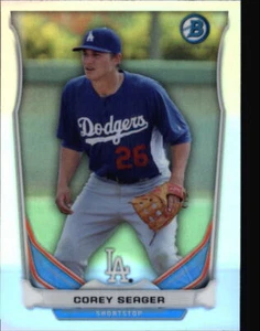 Mini refractores Bowman Chrome Bowman Scout Top 5 2014 #BMLAD3 Corey Seager - Imagen 1 de 1