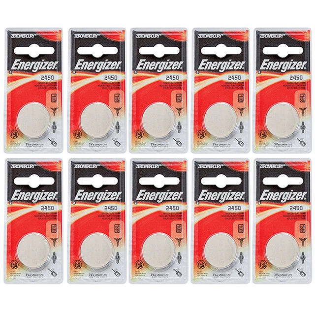 10 x Energizer CR2450 Batteries - Lithium Battery 2450 | Shipped from Canada - Image 1 of 1
