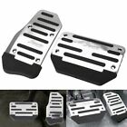 Silver Non-slip Automatic Gas Brake Foot Pedal Pad Cover Car Part Ship For Free