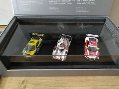 Spark 1/43 Set Audi 3 x Winner 2012 : R8 Nurburgring, R18 Le Mans, R8 Spa  - Immagine 1 di 4