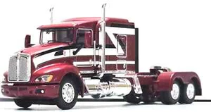 DCP candy red w/stripes Kenworth T660 sleeper tractor new no box 1/64 - Picture 1 of 5