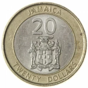 Jamaica 20 Dollars Coin | Marcus Garvey | 2008 - 2018 - Picture 1 of 6