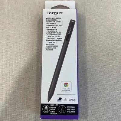 NIB Targus Active Stylus for Chromebook Black with 1 replaceable tip New - Image 1 of 3