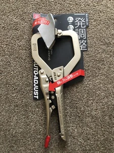 Automatic C-Clamp SK11 SRA-225CP Auto-Adjust C- Shaped Locking Pliers With A Pad - Picture 1 of 8