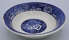 Blue Willow Salad/Rice Round Bowl 6.5" Blue and White Unmarked Vintage