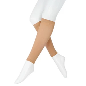 Calf Compression Sleeve Socks Grade-II Stockings Varicose Veins Flight Athletic - Picture 1 of 14