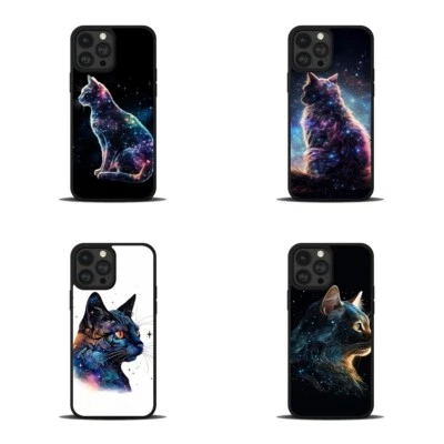 spirals space nebulae cat Cases For iPhone 6 7 8 11 12 13 14 15 pro max - Image 1 of 4