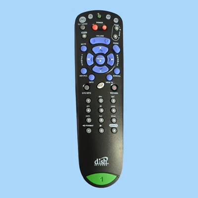 Dish Network 119946 #1 Green Dot 3.0 IR Combo Remote Control Infrared Tested - Image 1 of 4