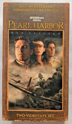 Pearl Harbor VHS Two-Videotape Set 2001 Rated PG-13 Michael Bay Ben Affleck - Image 1 of 4