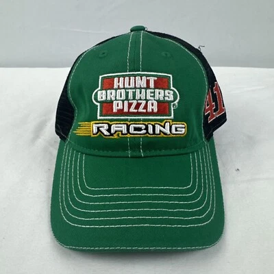 Sombrero de pizza NASCAR número 41 Kevin Harvick Hunt Brothers USADO Foto 1 de 4