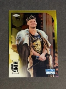 King Corbin 2020 Topps Chrome WWE /50 Gold Refractor Image Variation SP IV-25 - Picture 1 of 3