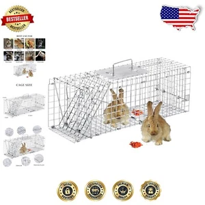 Compact 24x7x8 Inch Live Animal Trap - Effective for Squirrels, Skunks & More - Picture 1 of 9