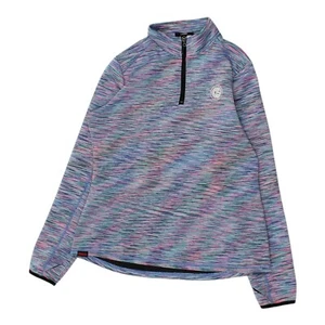 Diesel Colourful 1/2 Zip Pullover | Vintage Womens Casual Sports Jumper Top - Picture 1 of 5